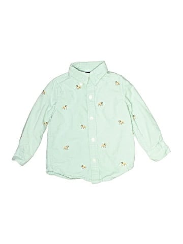 Janie and Jack Long Sleeve Button-Down Shirt (view 1)