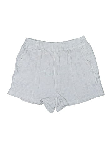 Madewell Easy Pull-On Shorts in Lightspun (view 1)