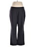 Roz & Ali Solid Gray Dress Pants Size 16 - photo 1