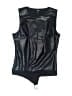 Express Metallic Black Sleeveless Blouse Size M - photo 1
