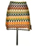 Akira Print Orange Casual Skirt Size S - photo 1