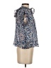 Rebecca Minkoff Blue Sleeveless Blouse Size XS - photo 4
