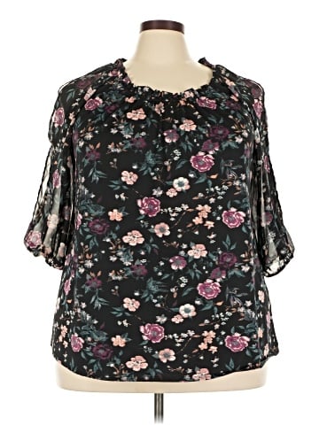 Perseption Concept 3/4 Sleeve Blouse (view 1)