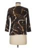 Rafaella Animal Print Brown 3/4 Sleeve T-Shirt Size M (petite) - photo 2