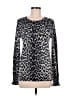 Banana Republic Animal Print Silver Pullover Sweater Size M - photo 1