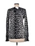 Banana Republic Animal Print Silver Pullover Sweater Size M - photo 2