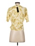 Talbots Floral Tie-dye Yellow Cardigan Size S - photo 2