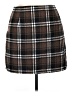 Unbranded 100% Polyester Plaid Brown Casual Skirt Size XL - photo 2