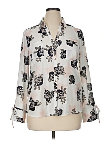 Candie's 3/4 Sleeve Blouse (view 1)