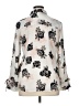 Candie's 100% Polyester Floral Ivory 3/4 Sleeve Blouse Size XL - photo 2