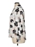 Candie's 100% Polyester Floral Ivory 3/4 Sleeve Blouse Size XL - photo 5