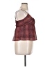 Robert Rodriguez 100% Polyester Burgundy Sleeveless Blouse Size L - photo 4