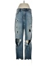 Cello Jeans Hearts Blue Jeans Size 5 - photo 1