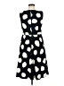 Talbots Polka Dots Black Casual Dress Size 6 - photo 2