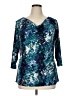 East5th Teal 3/4 Sleeve Blouse Size XL - photo 1