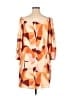 Donna Morgan 100% Polyester Print Orange Cocktail Dress Size 16 - photo 2