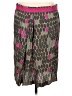 Boden 100% Viscose Print Gray Casual Skirt Size 12l - photo 2
