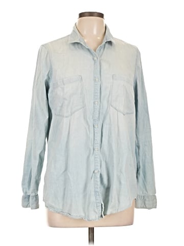 Jaclyn Smith Long Sleeve Button-Down Shirt (view 1)