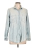 Jaclyn Smith 100% Cotton Blue Long Sleeve Button-Down Shirt Size L - photo 1