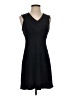 BCBG Solid Black Casual Dress Size S - photo 1