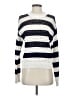 Universal Thread Stripes White Pullover Sweater Size S - photo 1