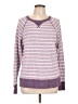 L.L.Bean 100% Cotton Stripes Purple Pullover Sweater Size L (tall) - photo 1