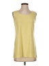 Susan Graver Yellow Sleeveless T-Shirt Size XS - photo 1