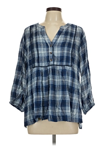 Wrangler Jeans Co 3/4 Sleeve Blouse (view 1)