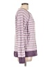 L.L.Bean 100% Cotton Stripes Purple Pullover Sweater Size L (tall) - photo 4