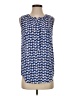 Not Your Daughter's Jeans 100% Polyester Blue Sleeveless Blouse Size S - photo 1