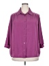 Only Necessities 100% Polyester Purple 3/4 Sleeve Blouse Size 22 - photo 1
