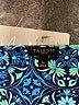Talbots Print Blue Cocktail Dress Size Lg Petite - photo 7