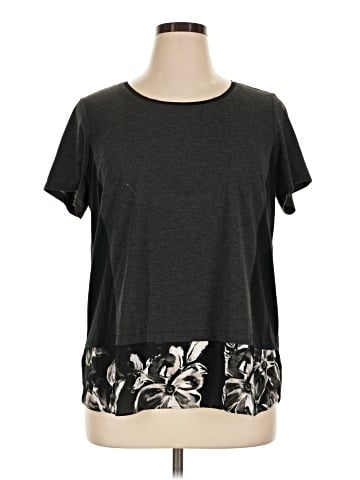Simply Vera Vera Wang Short Sleeve Top (view 1)