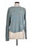 Natural Life Print Teal Pullover Sweater Size L - photo 1