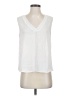 Worthington 100% Polyester White Sleeveless T-Shirt Size S - photo 1