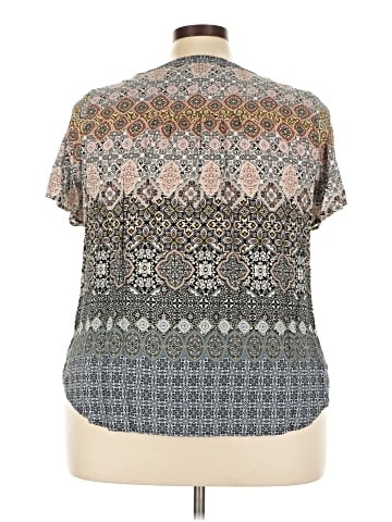 Cj Banks Short Sleeve Blouse (view 2)
