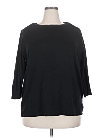 Lauren by Ralph Lauren 3/4 Sleeve T-Shirt (view 1)