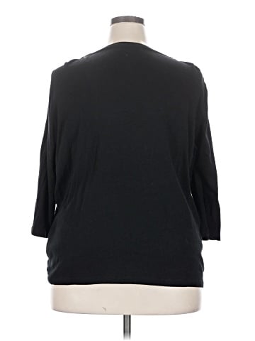 Lauren by Ralph Lauren 3/4 Sleeve T-Shirt (view 2)