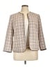 Anne Klein 100% Polyester Tweed Ivory Blazer Size 16 - photo 1