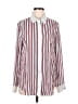 Tommy Hilfiger 100% Polyester Stripes Red Long Sleeve Blouse Size M - photo 1