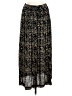 Chico's Design 100% Rayon Print Black Casual Skirt One size - photo 1