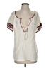 J.Crew 100% Cotton Ivory Short Sleeve Blouse Size S - photo 1