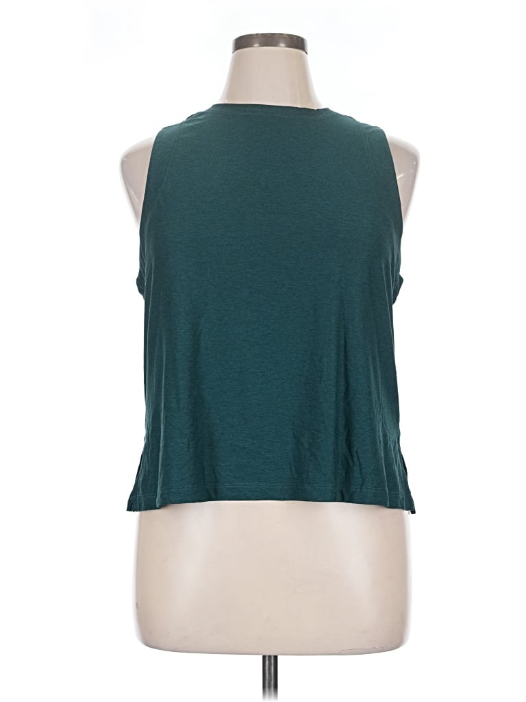 Pre-owned Active By Old Navy Sleeveless T-shirt In Teal
