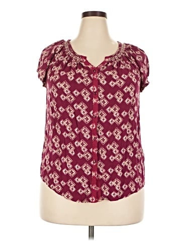 Faded Glory Short Sleeve Blouse (view 1)