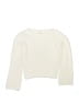Cat & Jack 100% Recycled Polyester Solid Ivory Pullover Sweater Size 14 - photo 1