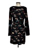 Slate & Willow Floral Black Cocktail Dress Size 4 - photo 2