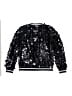 Guess 100% Polyester Metallic Black Pullover Sweater Size 14 - photo 2