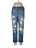American Eagle Outfitters Graphic Blue Jeans Size 10 S - photo 1
