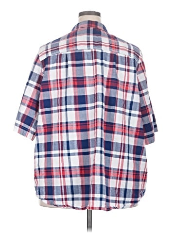 Woman Within Short Sleeve Button-Down Shirt (view 2)