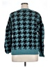 Ann Taylor LOFT Houndstooth Teal Pullover Sweater Size XL Petite - photo 2